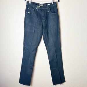 Rockies black high rise bareback straight leg jeans